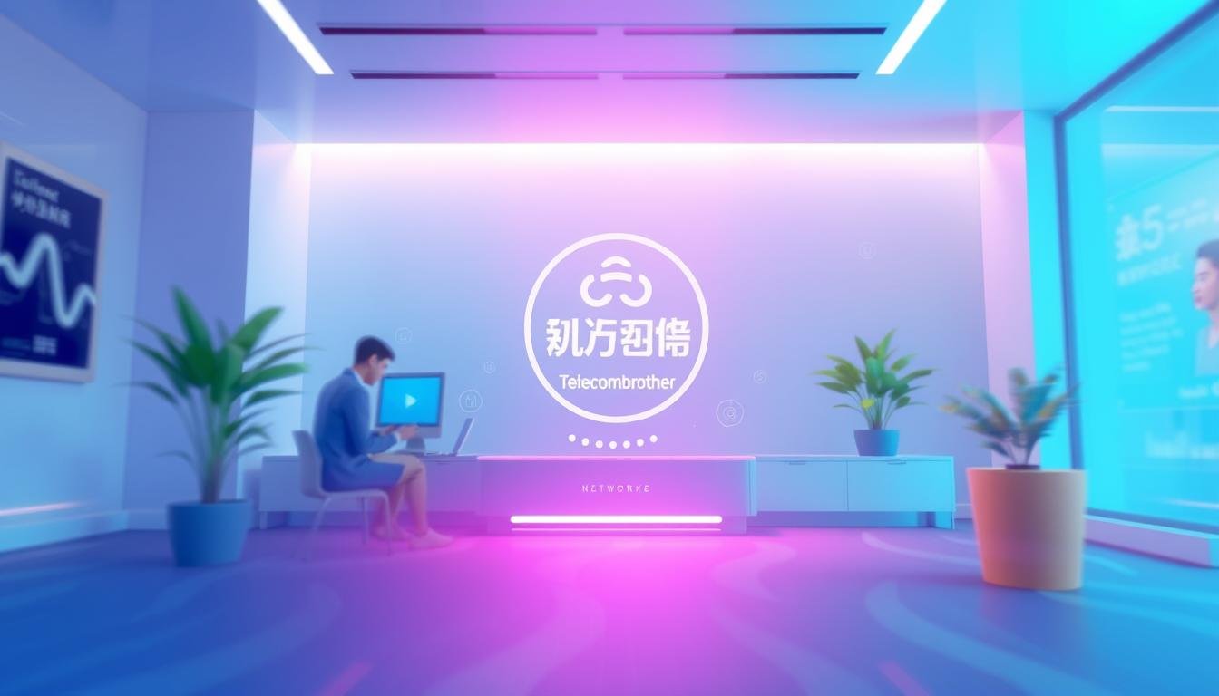 A vibrant and dynamic illustration of "轉台優惠" featuring the Telecombrother brand. Set in a modern, sleek environment, the image showcases a prominent central element, perhaps a mobile device or a network symbol, surrounded by a clean and minimalist design. The foreground should convey a sense of motion and energy, with subtle lighting and a slightly futuristic aesthetic. The middle ground could include subtle graphical elements or icons hinting at the benefits of the "轉台優惠", while the background maintains a neutral, yet visually appealing palette to keep the focus on the key subject matter. The overall mood should be one of innovation, convenience, and the advantages of Telecombrother's exclusive "轉台優惠" recommendation.