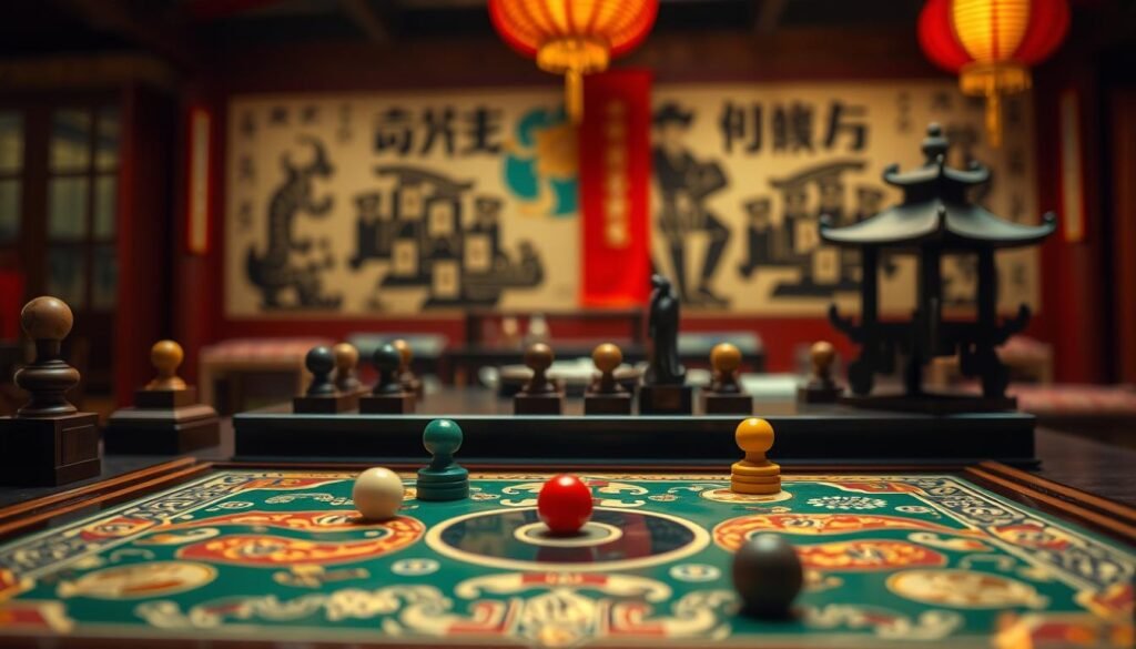 生成亞洲經典棋牌遊戲的圖片