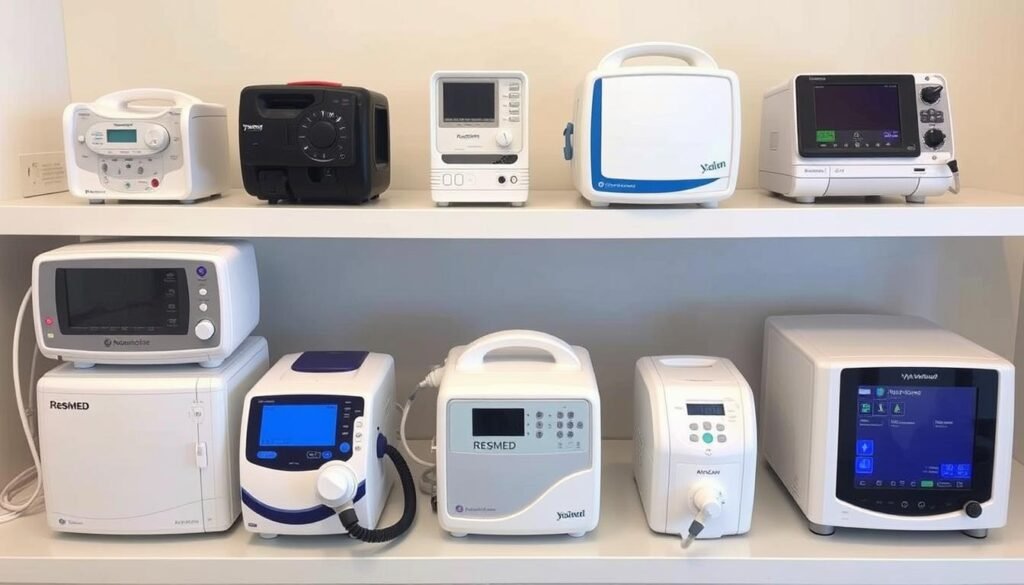 雅蘭呼吸機中心提供多種品牌的睡眠呼吸機，包括ResMed AirSense和ResMed AirCurve系列。